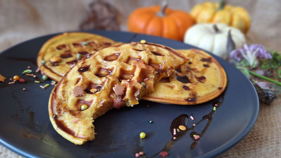 Kürbiswaffeln, Kürbisrezept, Waffeln, Kürbis, Halloween, Herbstrezepte, Herbst, Küstencookie, Kuestencookie, Rezepte, backen, Foodblog, backen im Norden