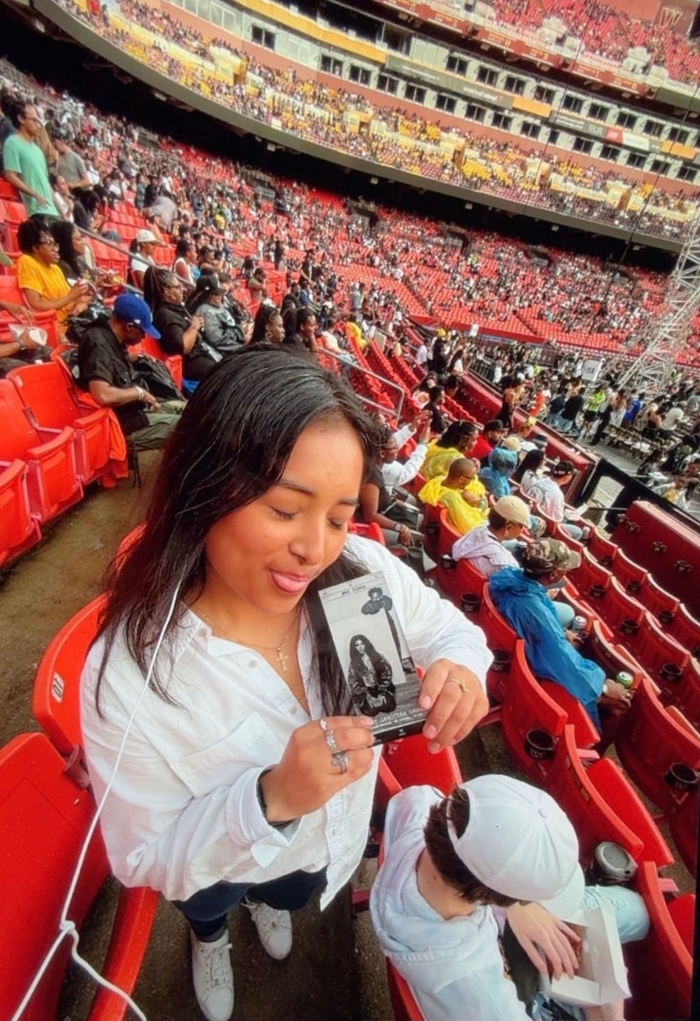 June 18, 2025- Ivette Holding Kendrick and SZA Concert Ticket