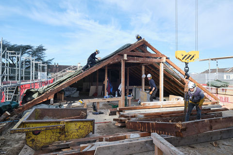 Dachausbau Wettsteinallee, Rückbau