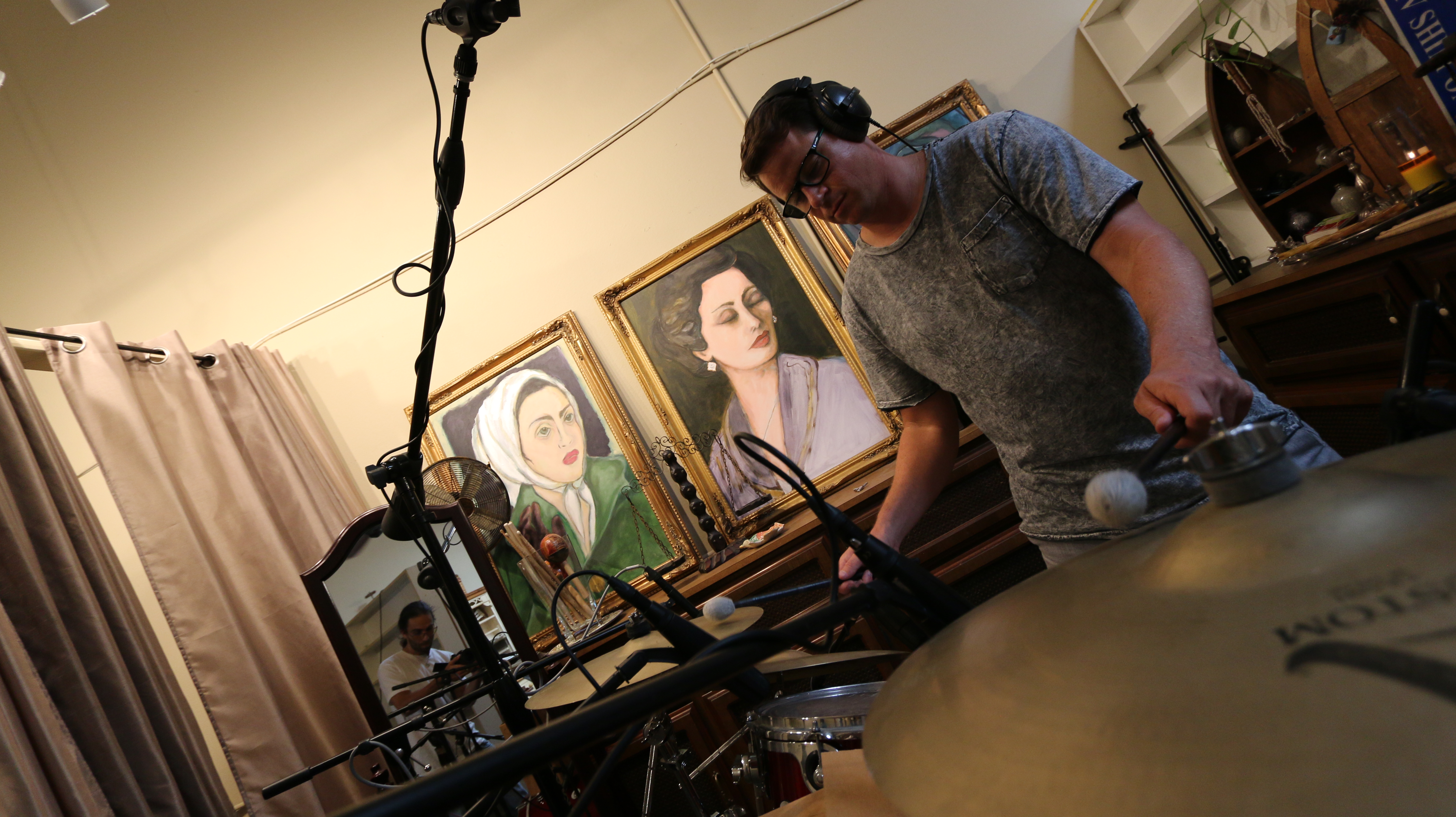 Kevin at work