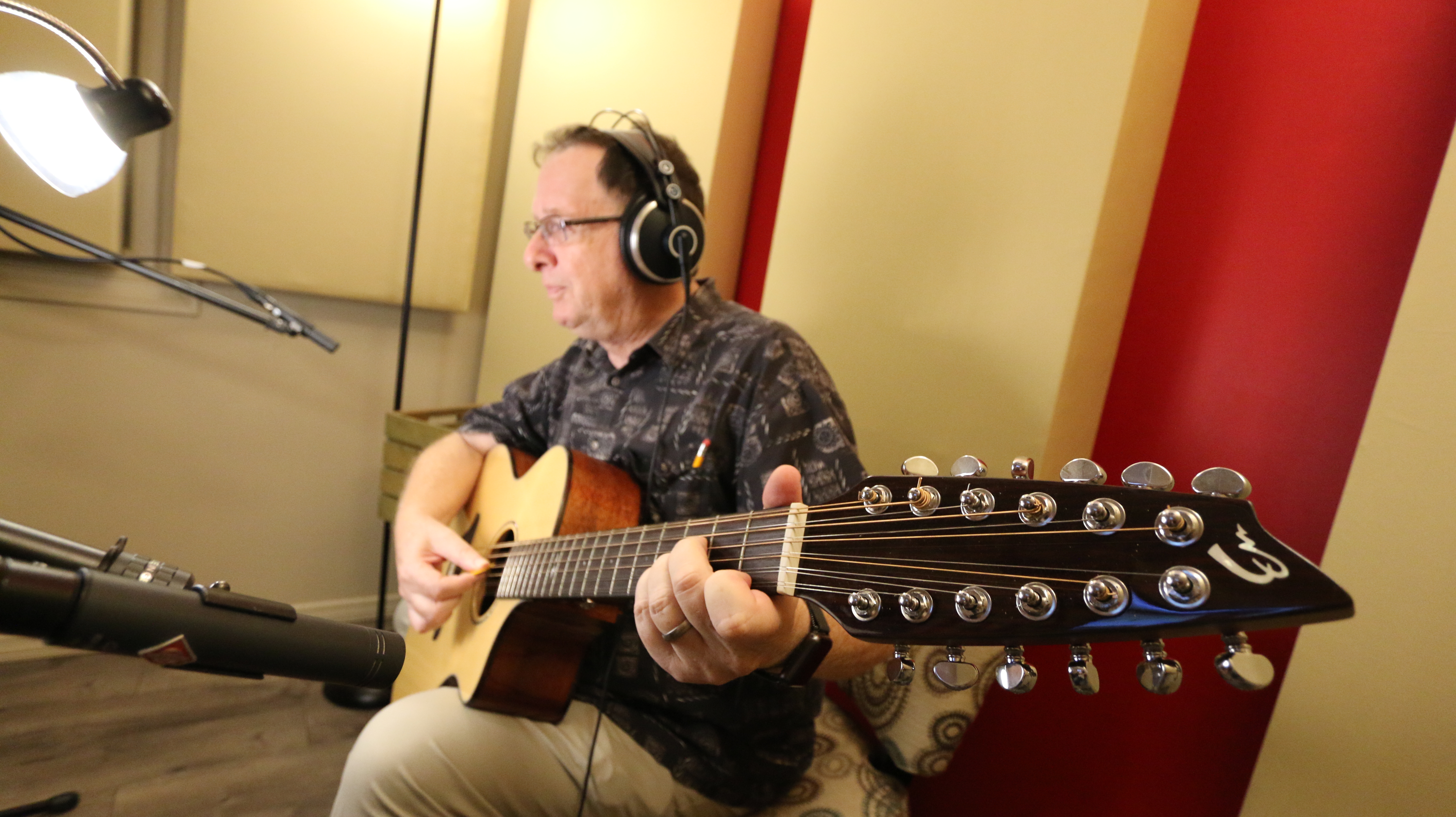 Ron on his 12-string
