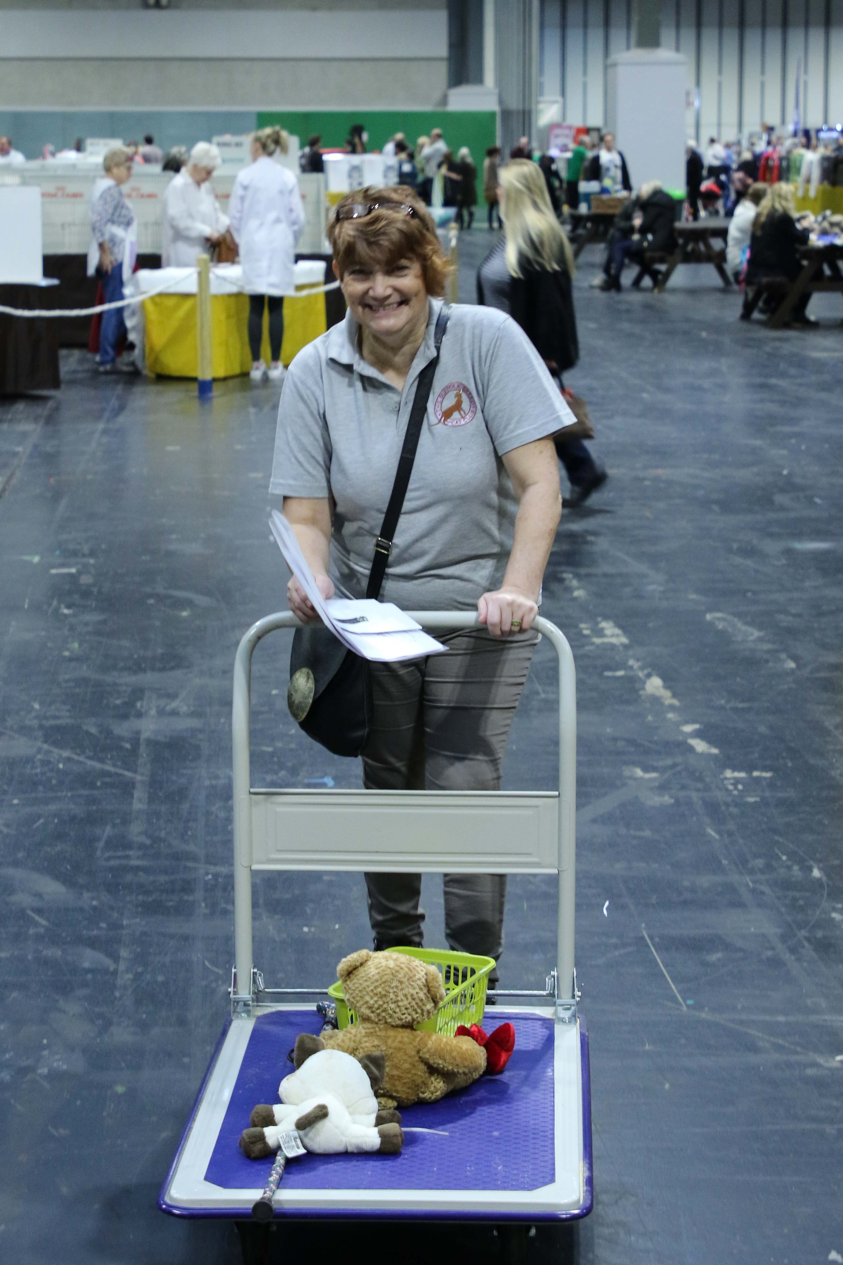 Linda working hard (teddies!)