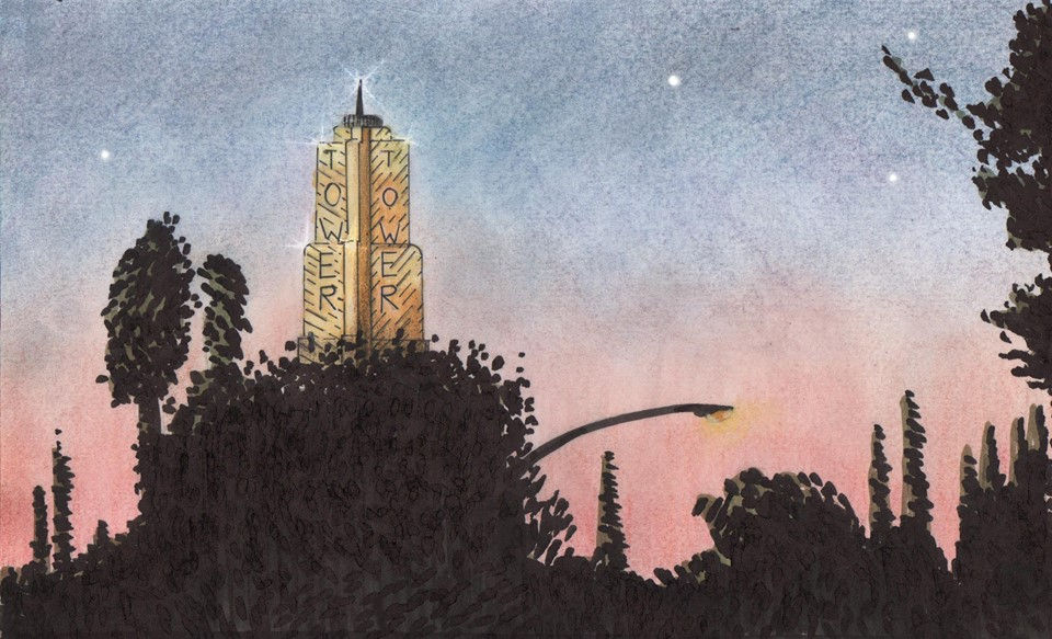 Tower scene