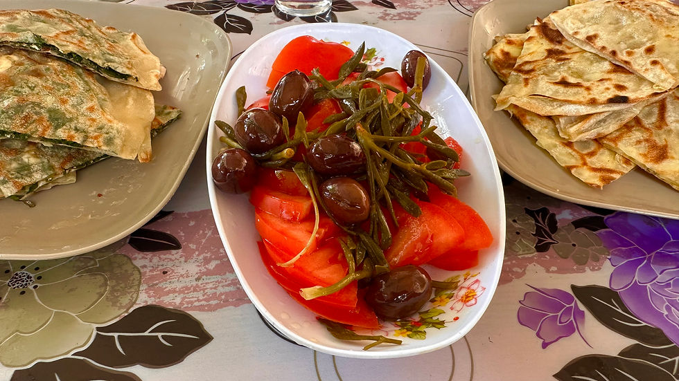 Tadı hala damağımda olan mütevazi ve harika soframız 