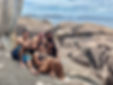 family at baths, british virgin islands