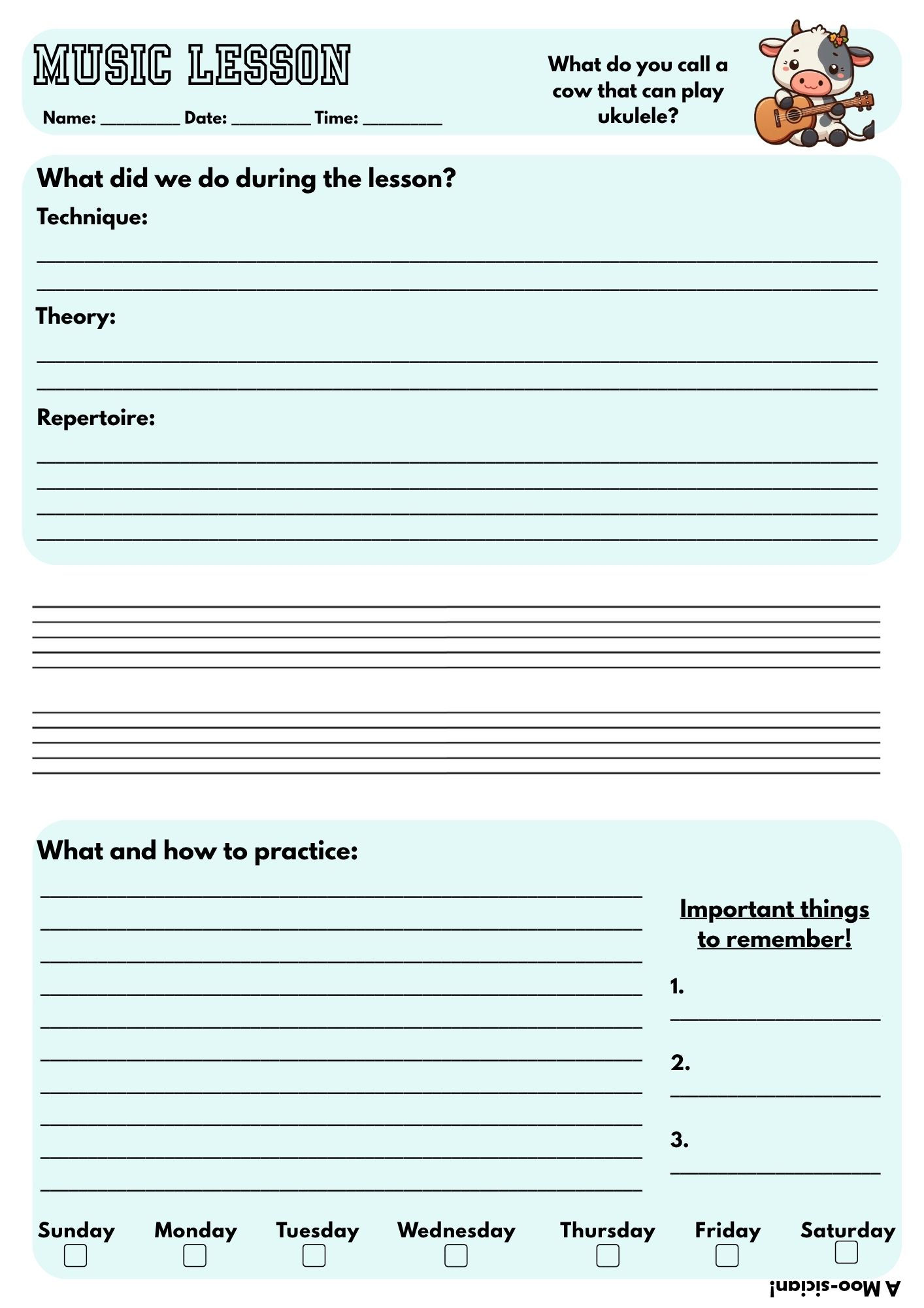 50 Lesson Planners for Kids