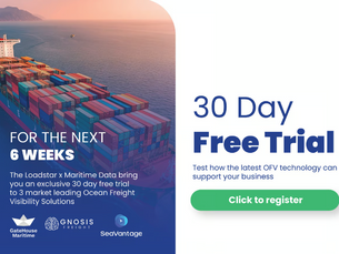 The Loadstar x Maritime Data launch Ocean Freight Visibility initiative