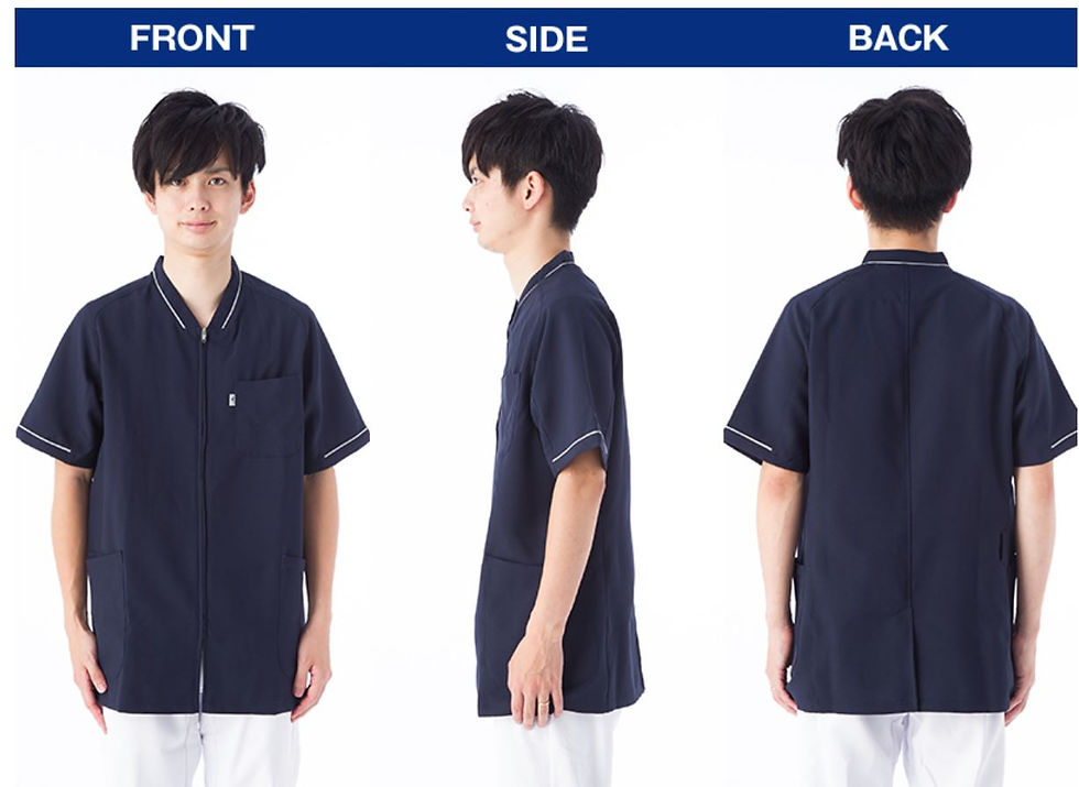 Thumbnail: Mizuno Middle Zip Unisex Tunic