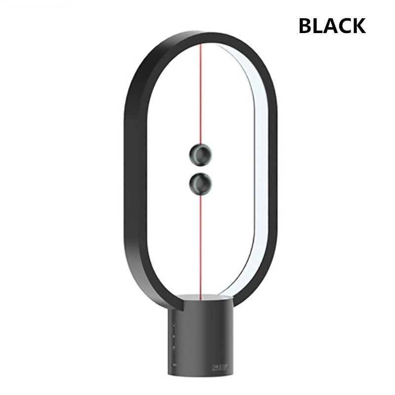 Thumbnail: USB Rechargeable Ellipse Magnetic Mid-Air Switch Night Touch Control Table Lamp