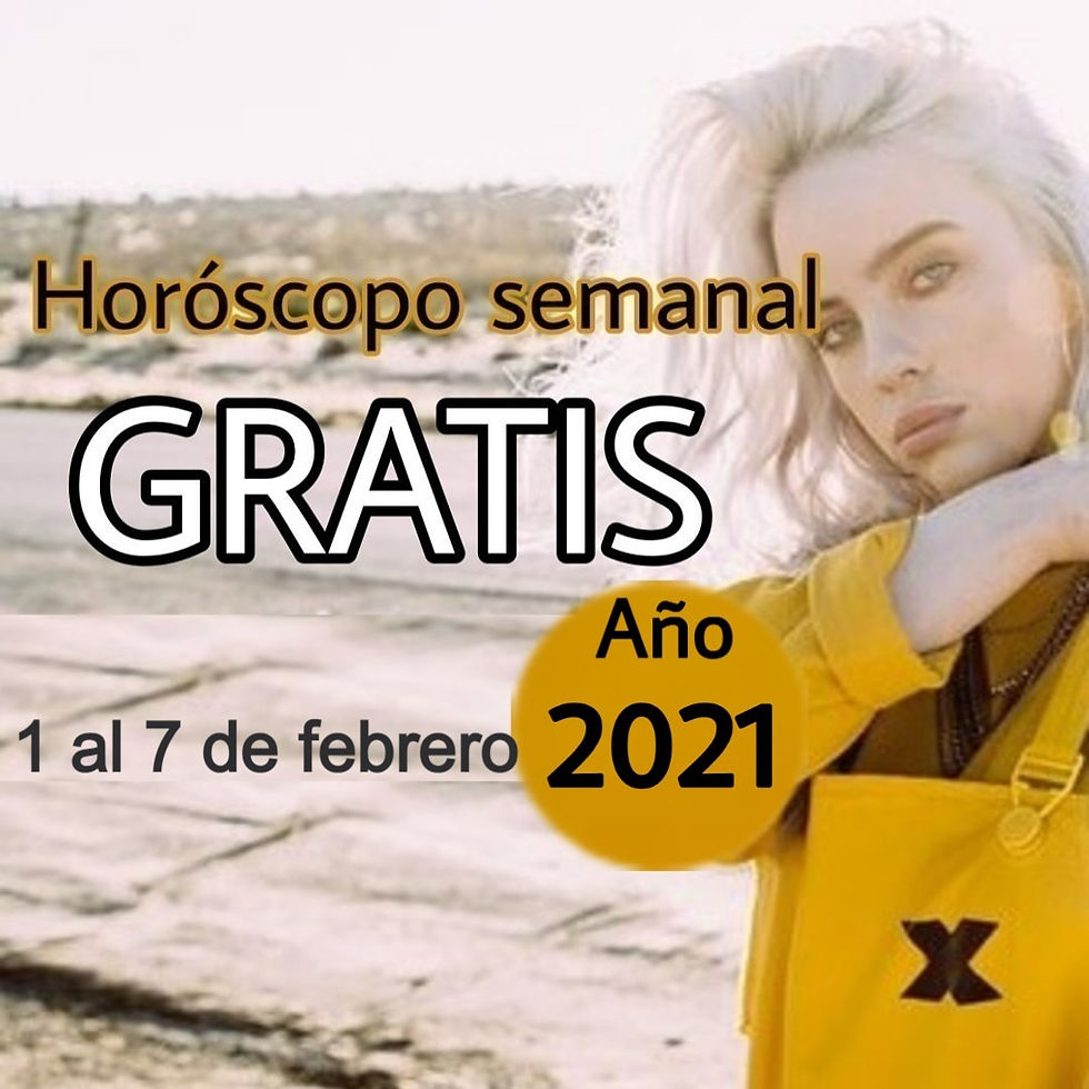 HORÓSCOPO SEMANAL
