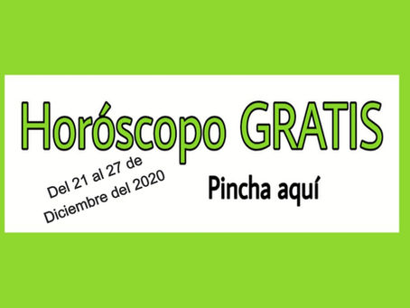 Horóscopo del 21 al 27 de diciembre 2020 Tararot y videncia semanal