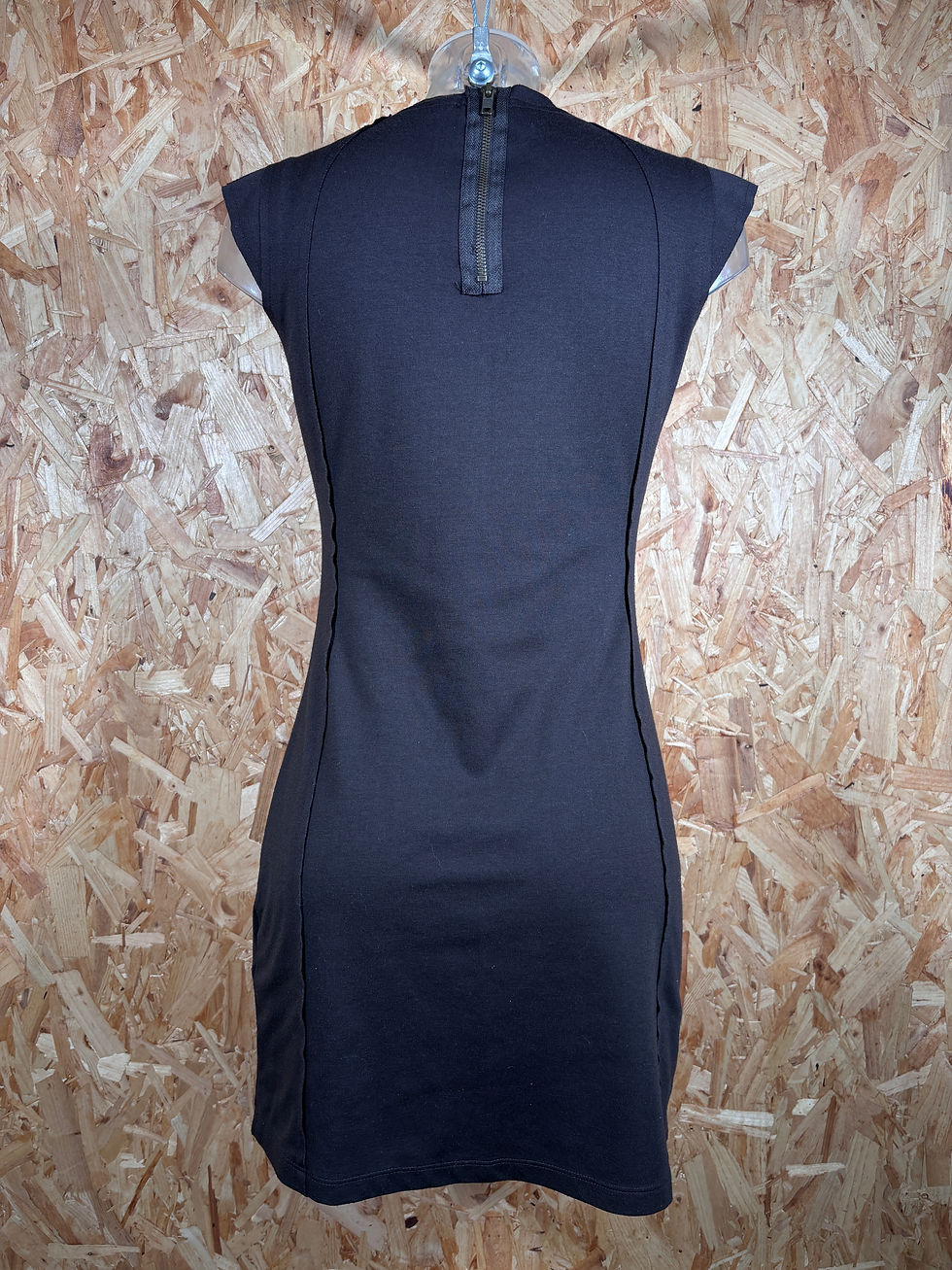 Thumbnail: Desigual mesh & lace black and white dress