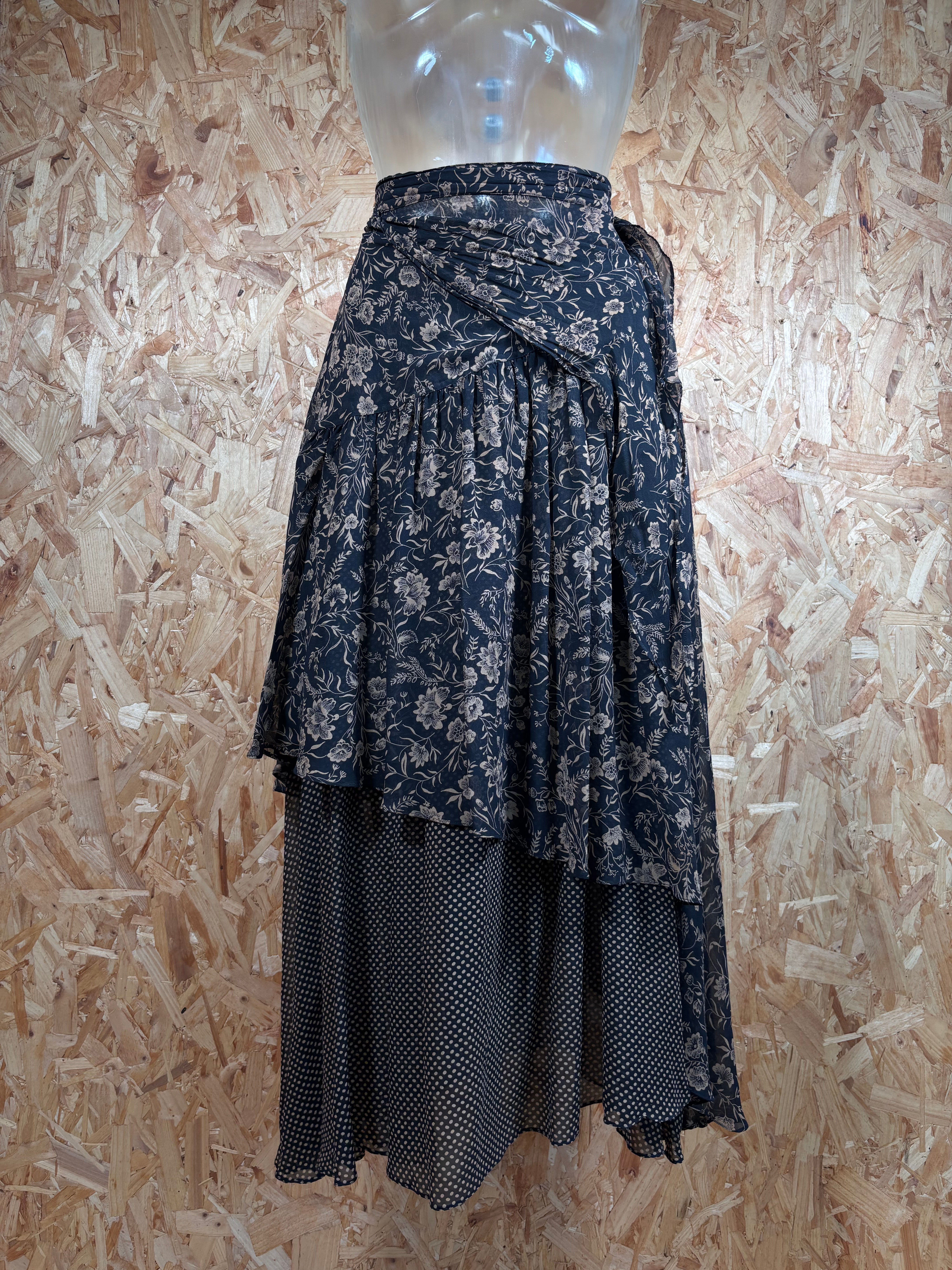 90’s Yessica layered floral print skirt