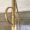 Thumbnail: Mid-Century Brass Faux Bamboo Drinks Trolley Cart, Attributed to Maison Bagues