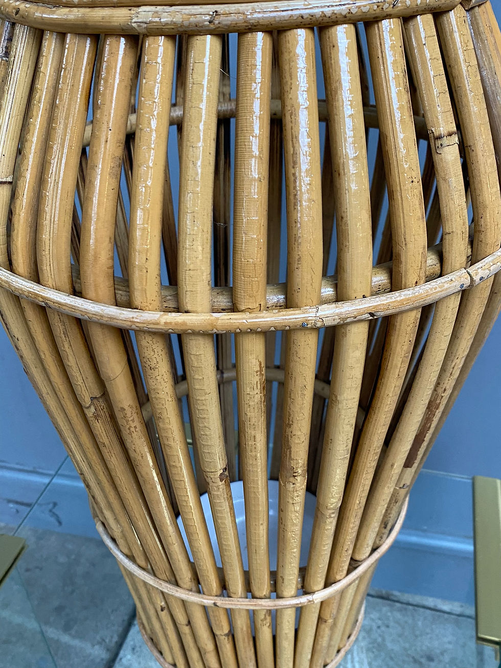 Thumbnail: Italian Bamboo Umbrella Stand Att. to Franco Albini for Bonacina, 1970s