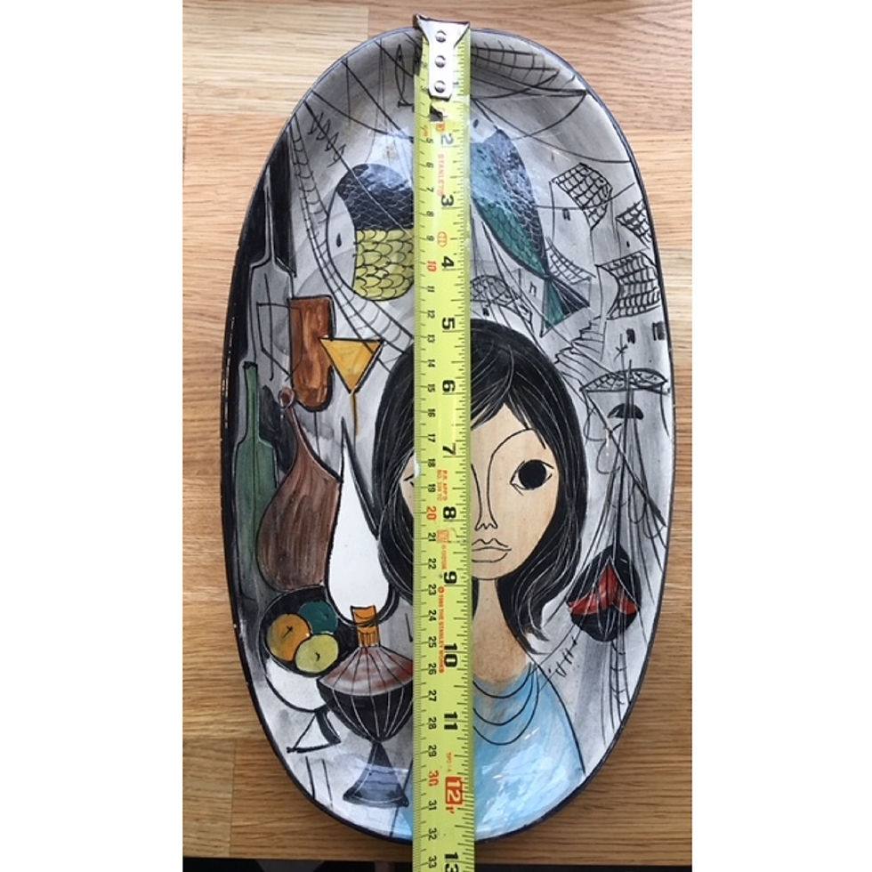Thumbnail: Mid-Century Ceramic Dish by Jean De Lespinasse, French, 1950s
