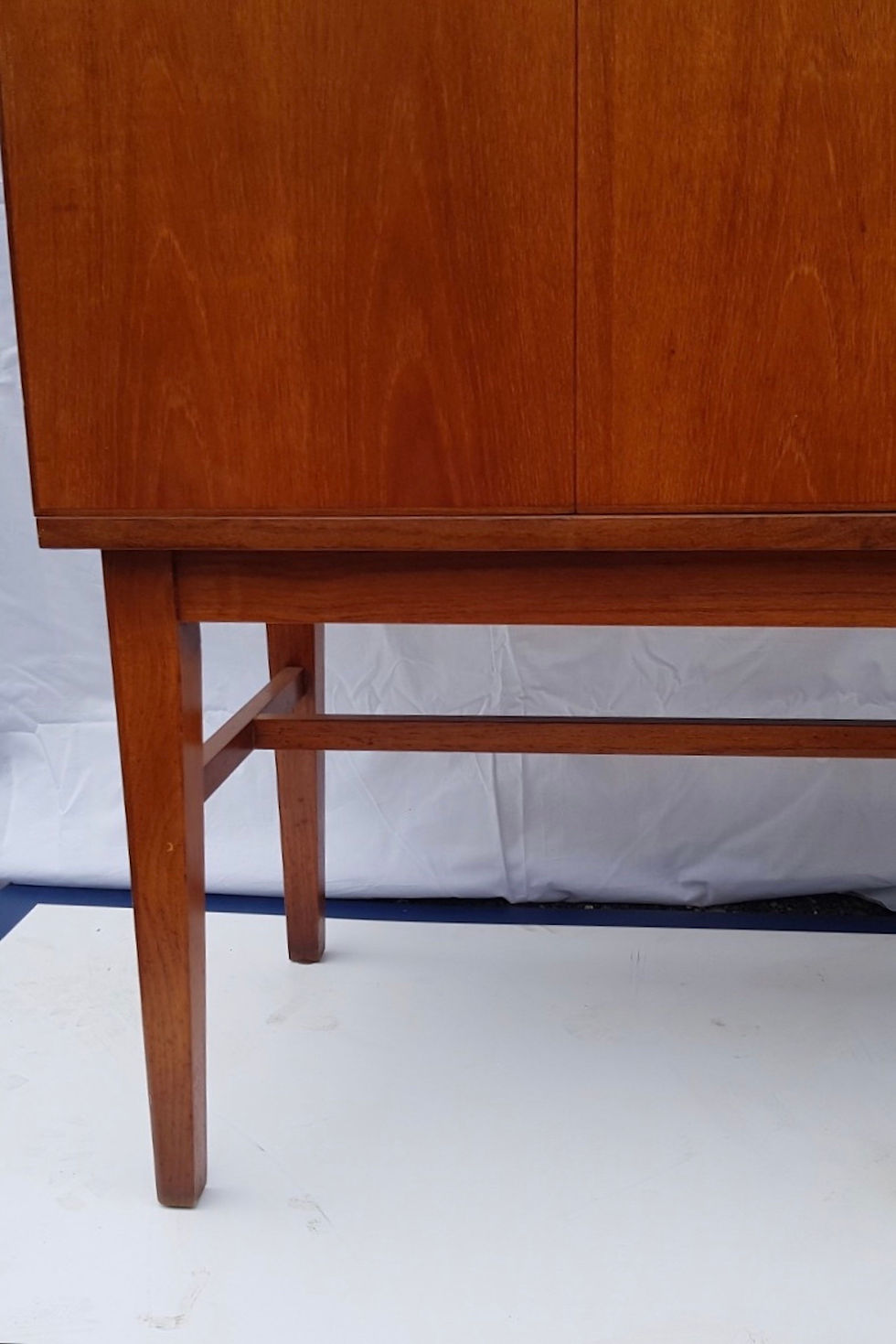 Thumbnail: Alfred Cox for Heals Teak Drinks Highboard Drinks Cabinet / Sideboard, 1950s
