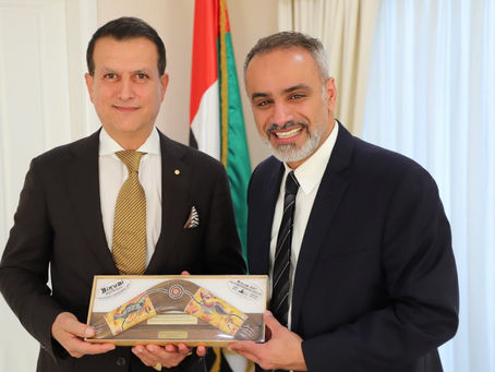 AACCI PRESIDENT MR. ROLAND JABBOUR OAM RECEIVES PRESTIGIOUS PEACE AWARD