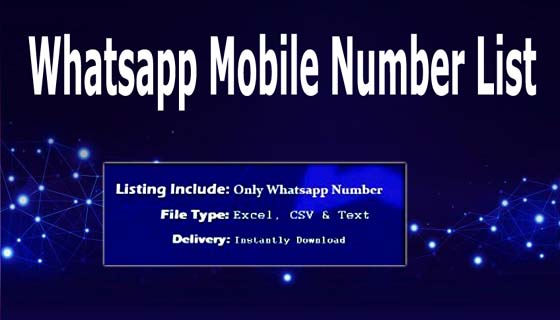 Generate Whatsapp Mobile Number List More Revenue content media