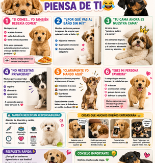 🐶 Cosas que tu cachorro probablemente piensa de ti 😂