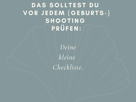 Was du als Fotograf*in vor jedem Shooting beachten solltest
