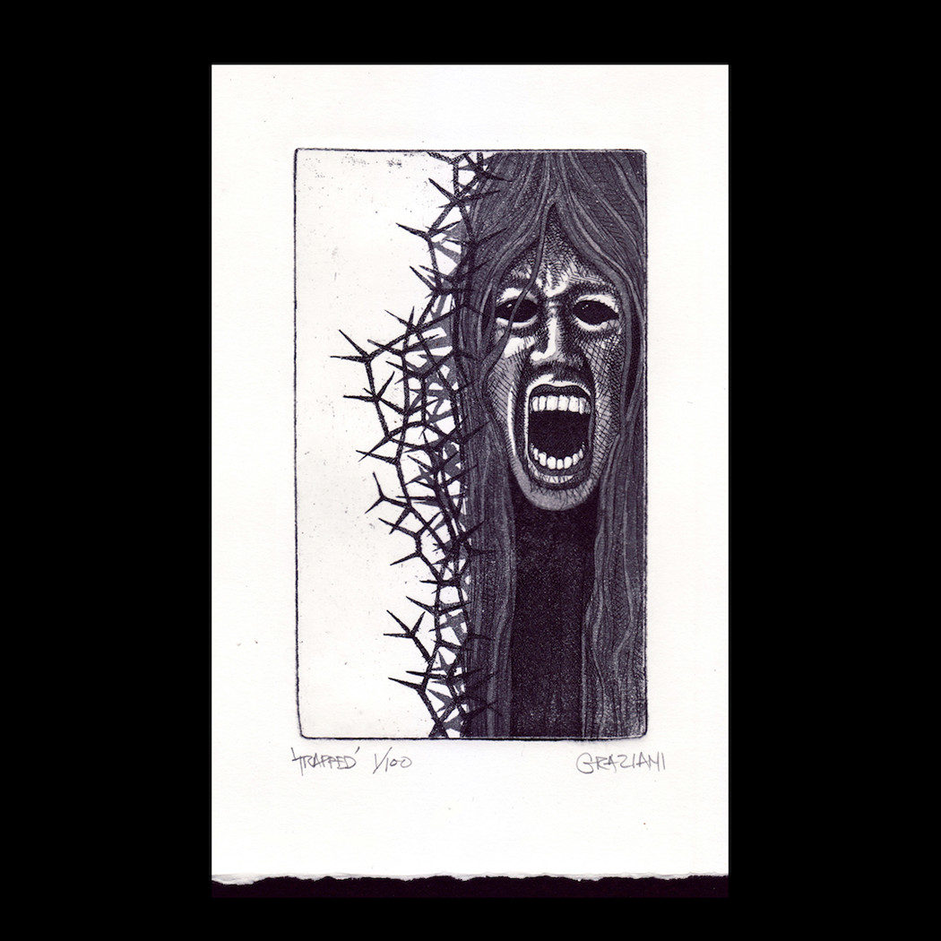 #127 - TRAPPED - 10x7 - 2020