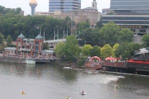 The swim start