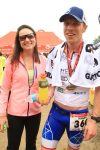 Shannon and I post race