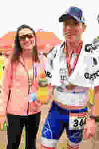 Shannon and I post race