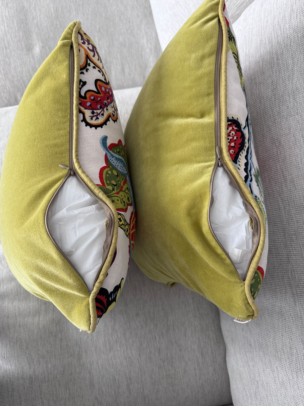 Thumbnail: Arhaus Floral Paisley Double-Sided Accent Pillows