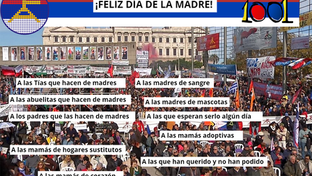 ¡Feliz día de la madre!