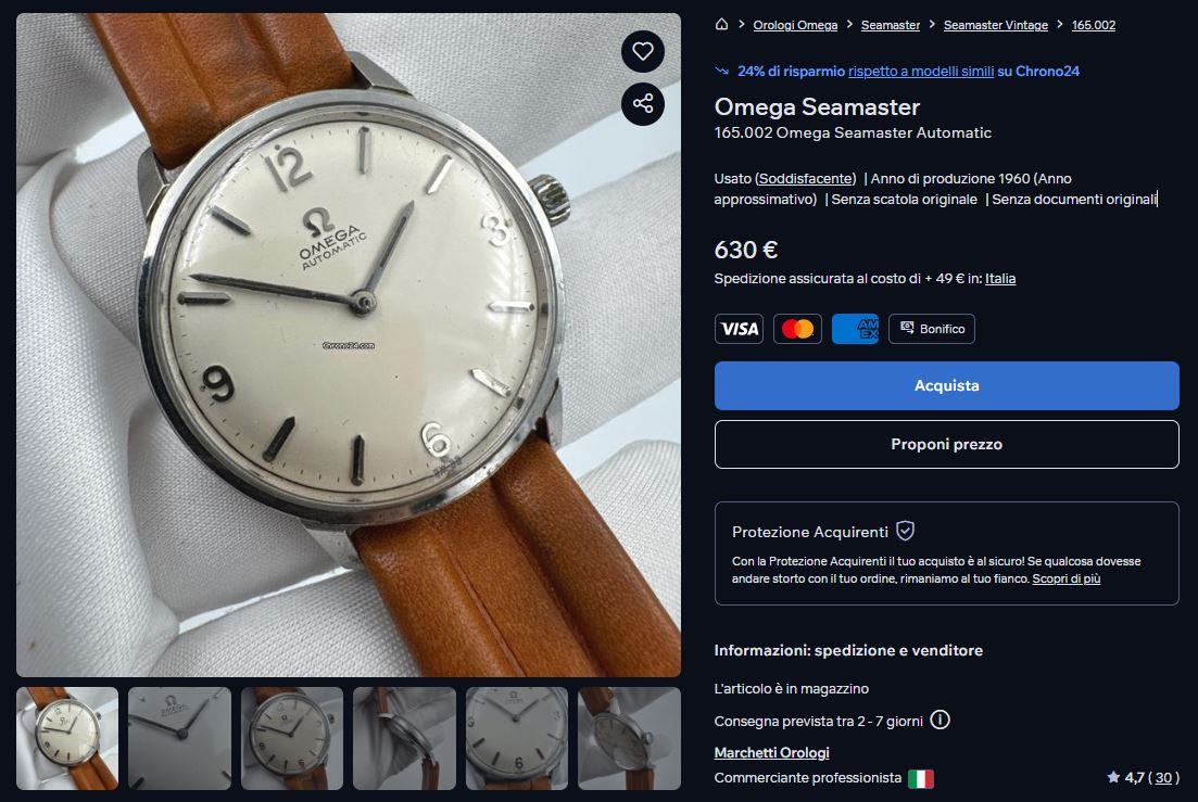 Omega Seamaster 165.002