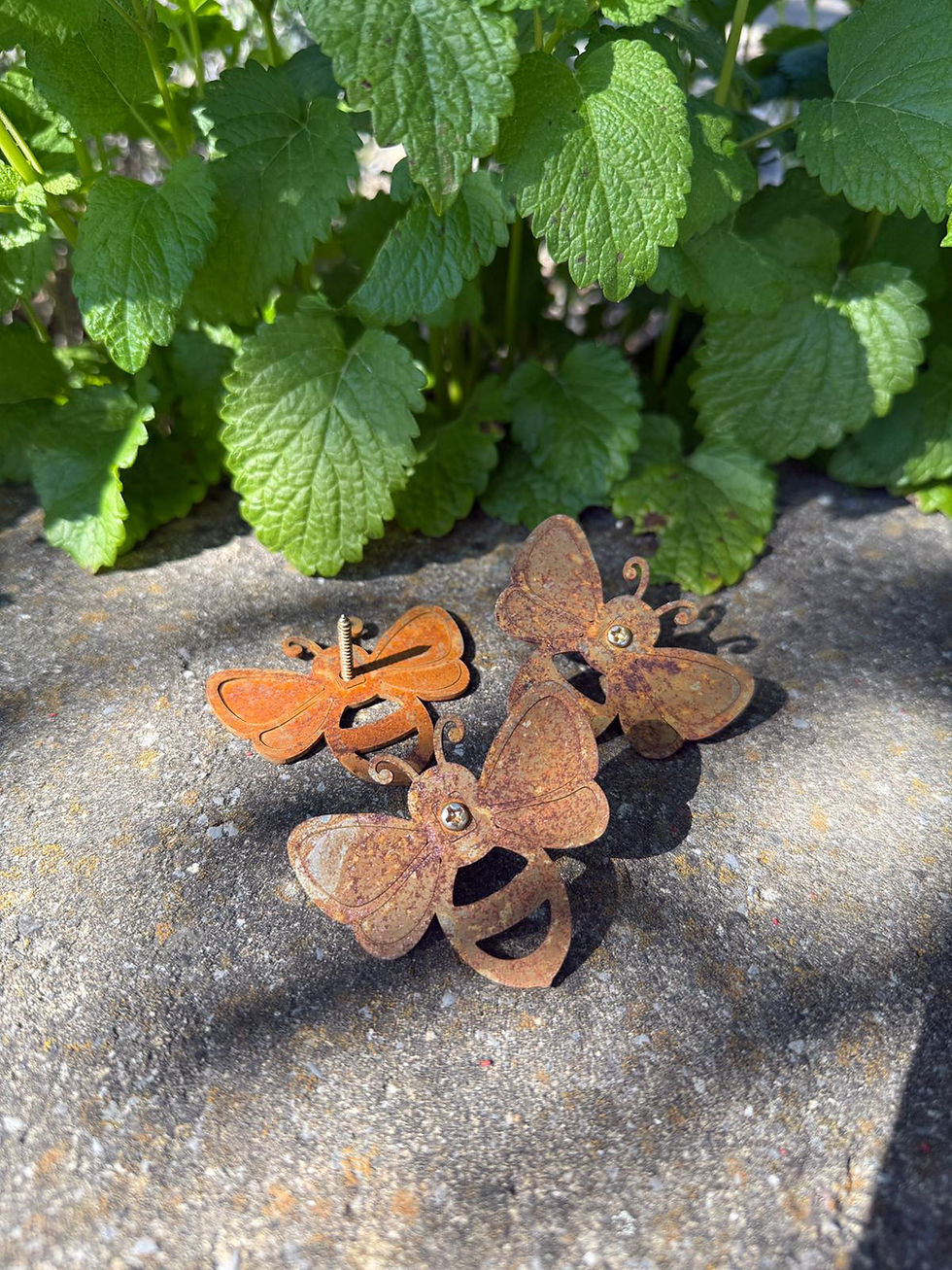 Miniaturbild: Baumbiene - Rostdeko zum Anschrauben