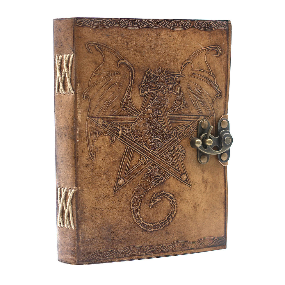 Carnet En Cuir Dragon