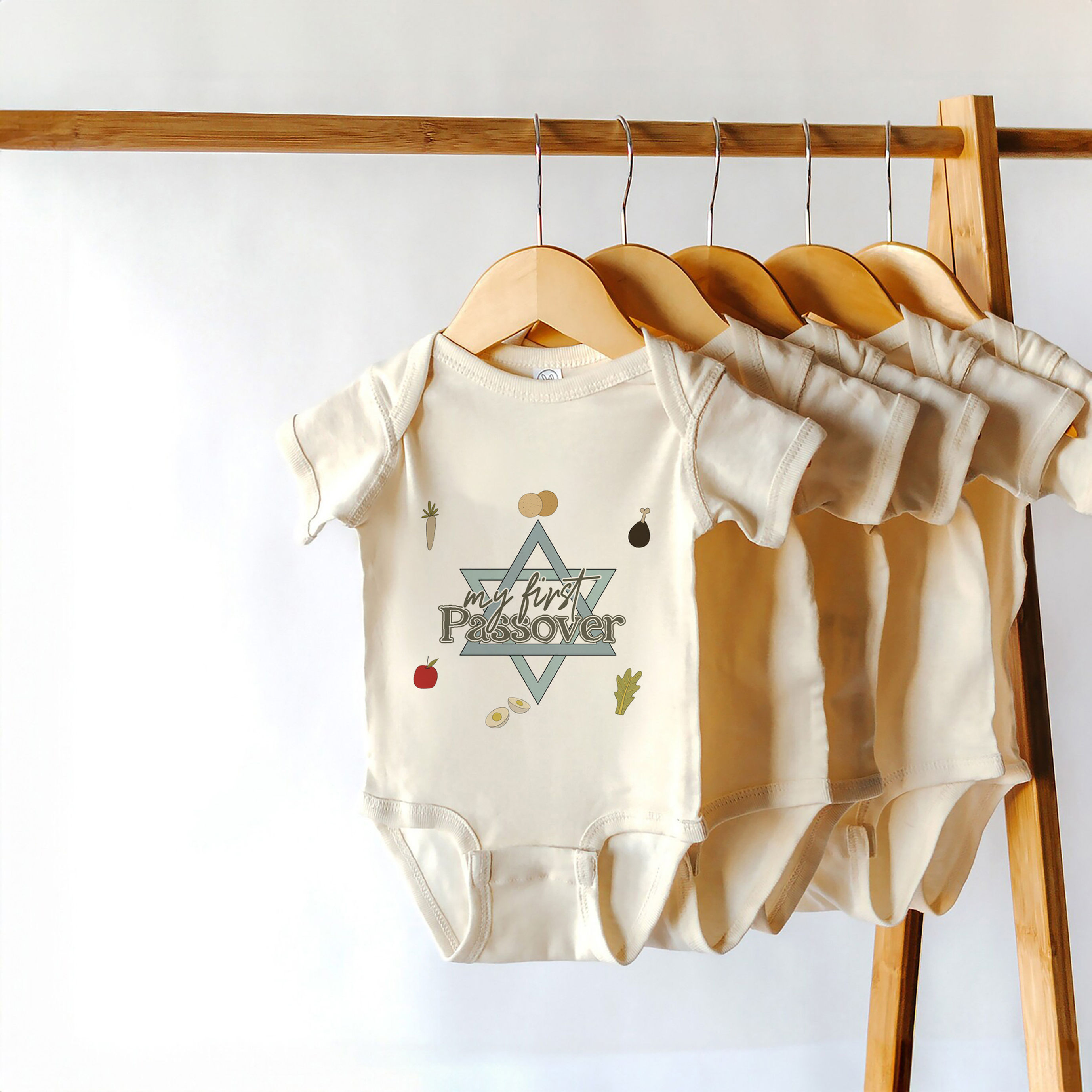 My First Passover- Star of David Design
