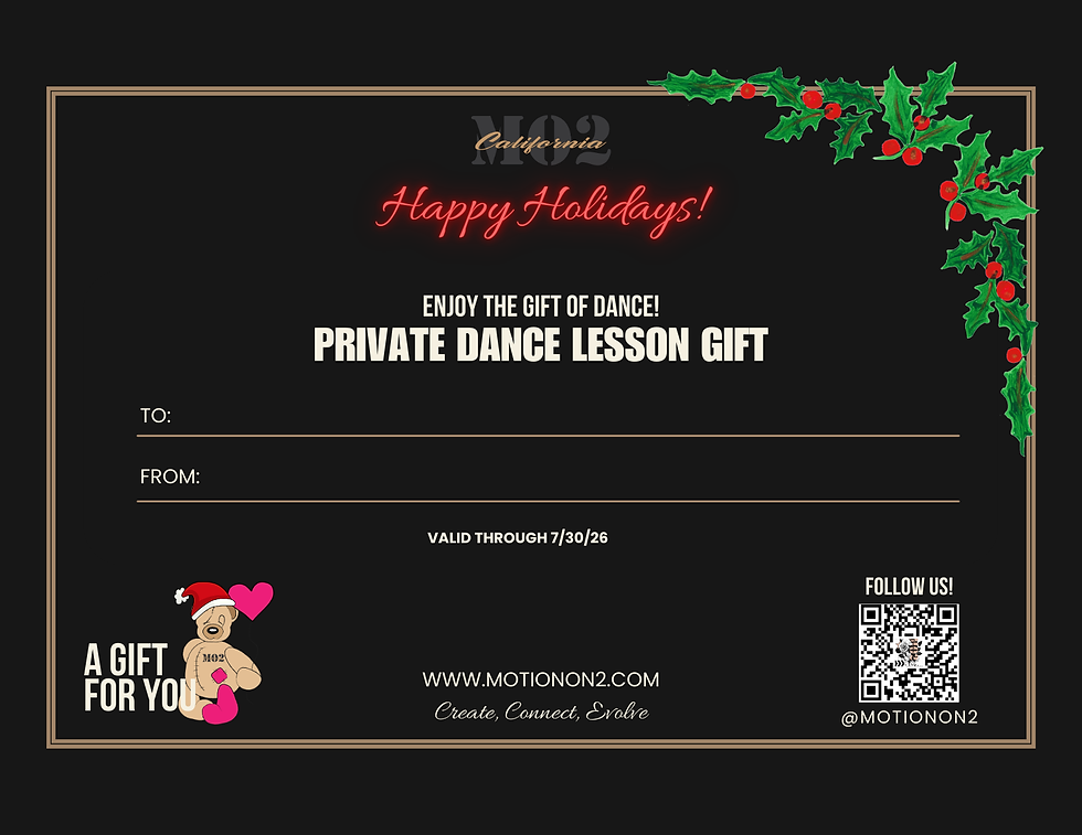 Private Lesson Gift Card