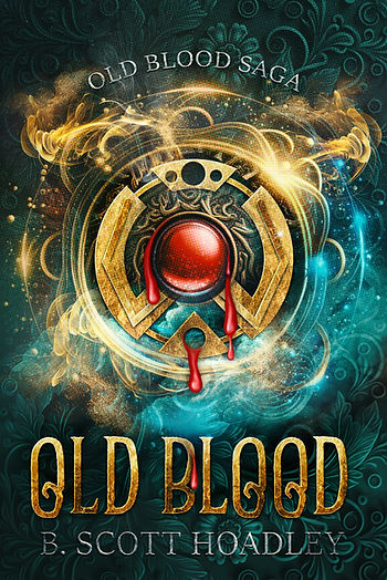 Book cover for Old Blood book 2 of the Old Blood Saga by urban fantasy author B. Scott Hoadley