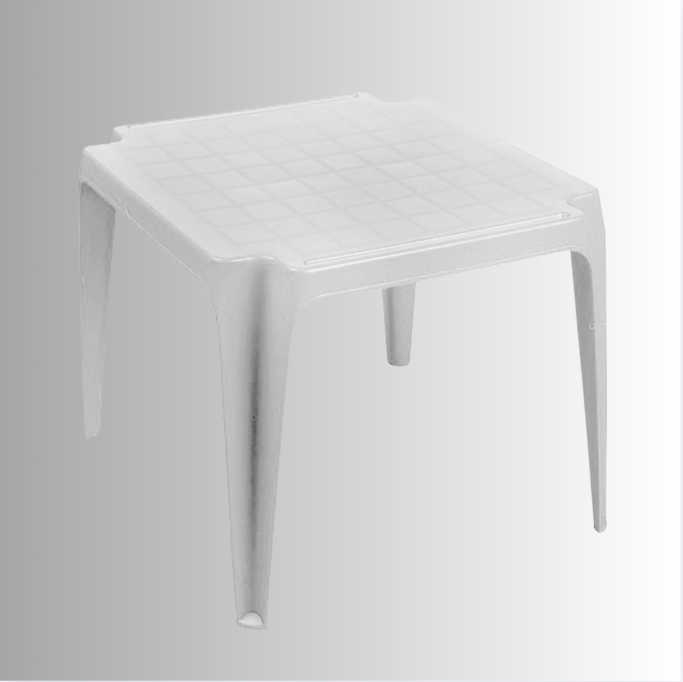 Tavolino bianco quadrato
