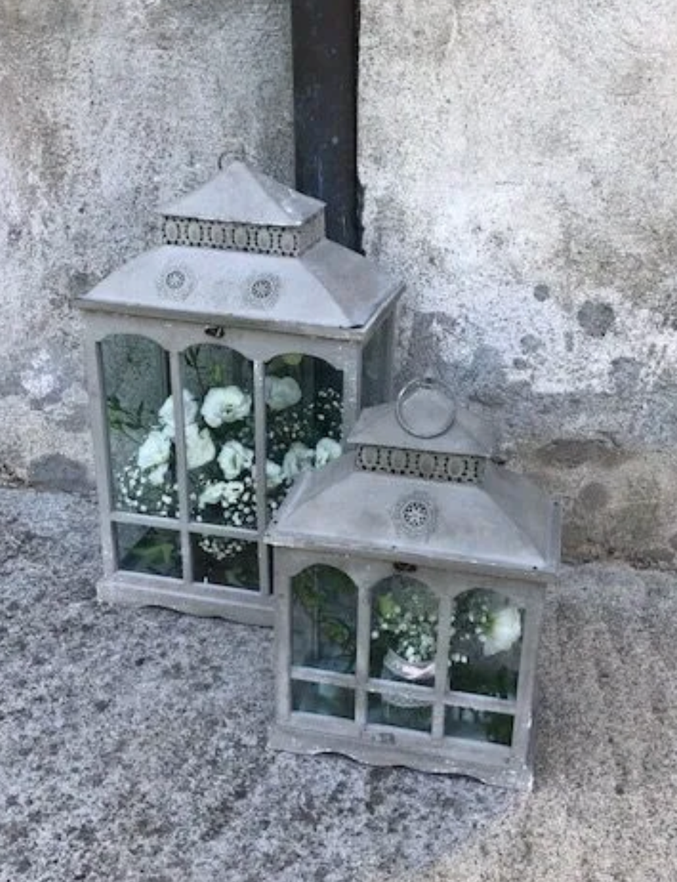 Set lanterne Grigio/Verde