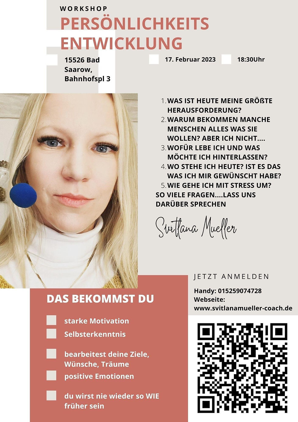 Workshop - Persönlichkeitsentwicklung