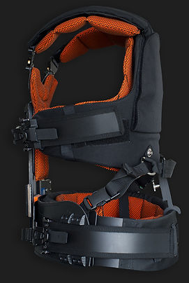 Rear of Cinetex Steadicam vest refurb