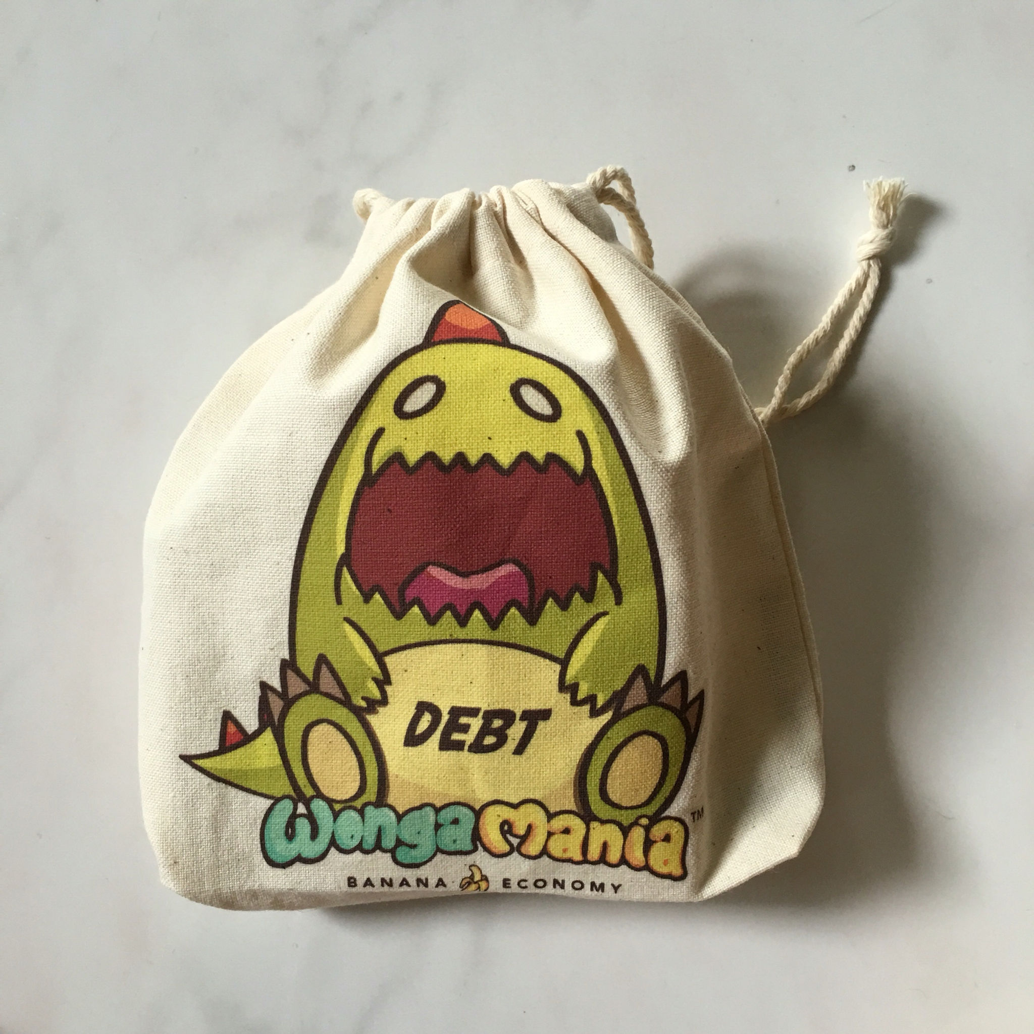 Debtzilla Drawstring Gaming Pouch