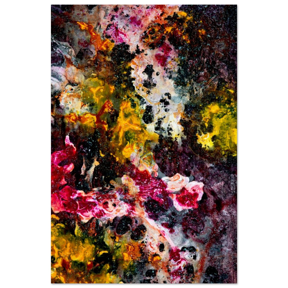 Flower Garden Aluminum Print  8x12″
