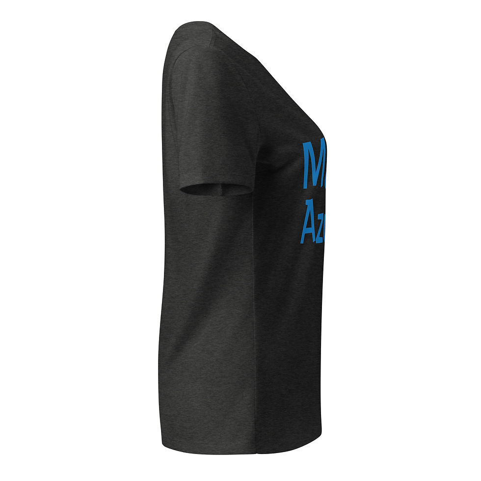 Thumbnail: Mama Azul - Women’s Relaxed V-neck T-shirt