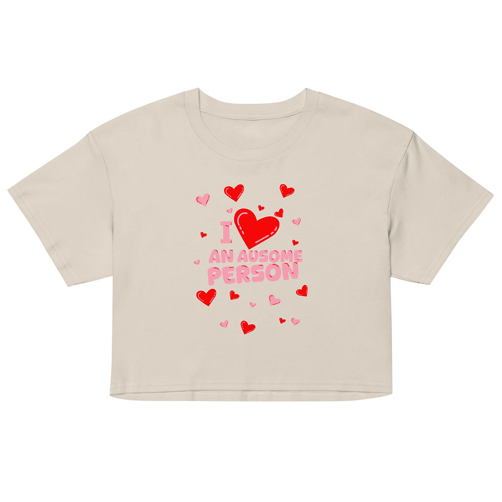Thumbnail: I Heart - Women’s Crop Top