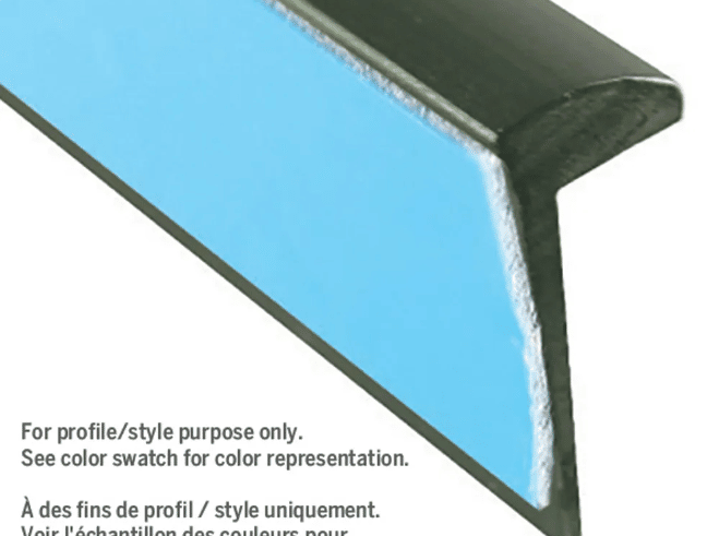 M-D PRO FPCC1010BRN12 5/16″ VINYL WALL CAP DRY-BACK BROWN – 1-1/8″ H1, 17/32″