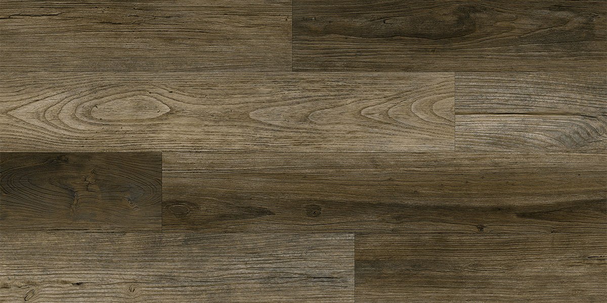 Twelve Oaks Wishbone Luxury Vinyl - Divine Elm Border