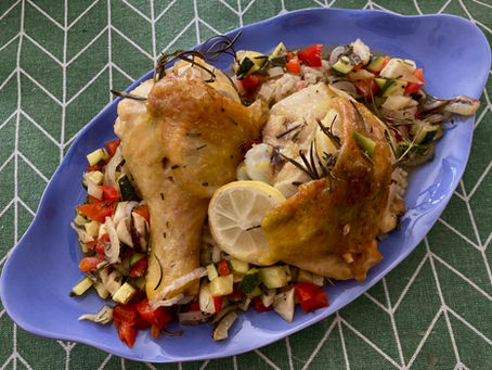 Recipe ~ Simple Lemon-Rosemary Chicken