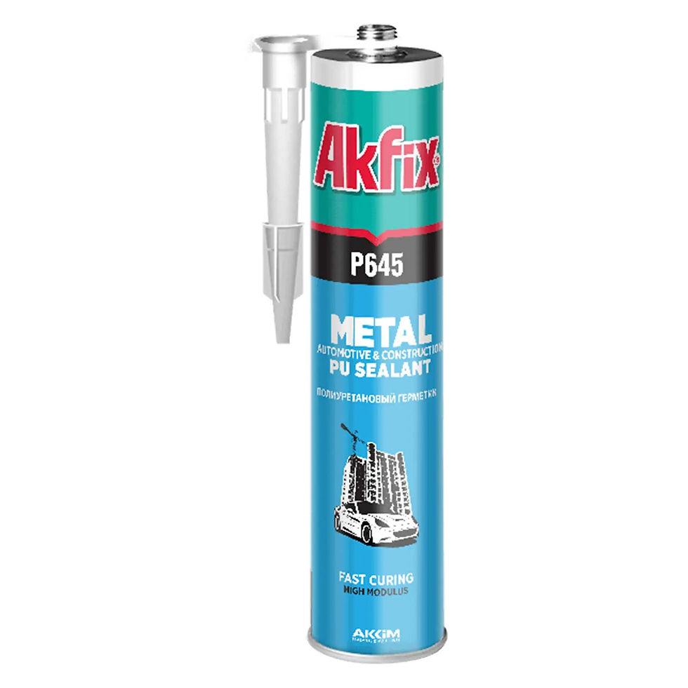 ETANŞANT POLIURETANIC PENTRU METALE, Akfix, P645, ALB, 600ML SALAM (PA-45) (12)