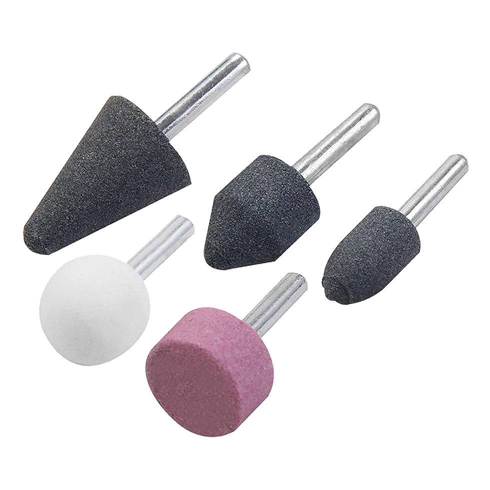 SET 5 PIETRE ABRAZIVE, RODEX, Diametrul tijei 6MM (ZIM32) (12/120)